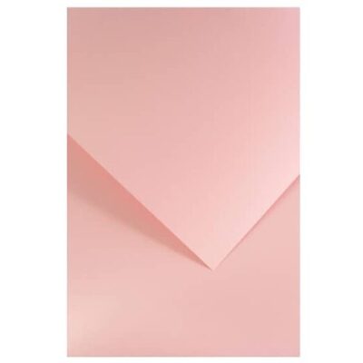 Dekoratyvinis kartonas Gladki pink, A4, 210 g (pakelyje 20 vnt.)