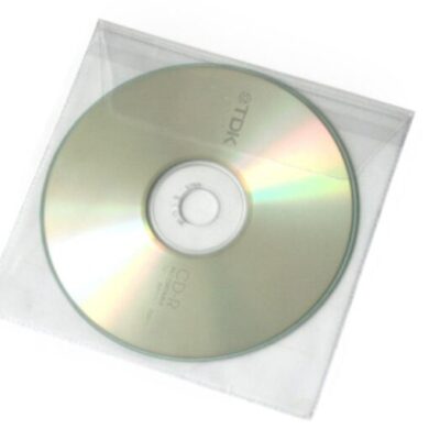Lipni kišenėlė CD/DVD diskui, (pakuotė 50 vnt.)