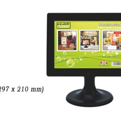 „TV“ formos reklaminis / foto stovelis K – 586H, horizontalus, juodas